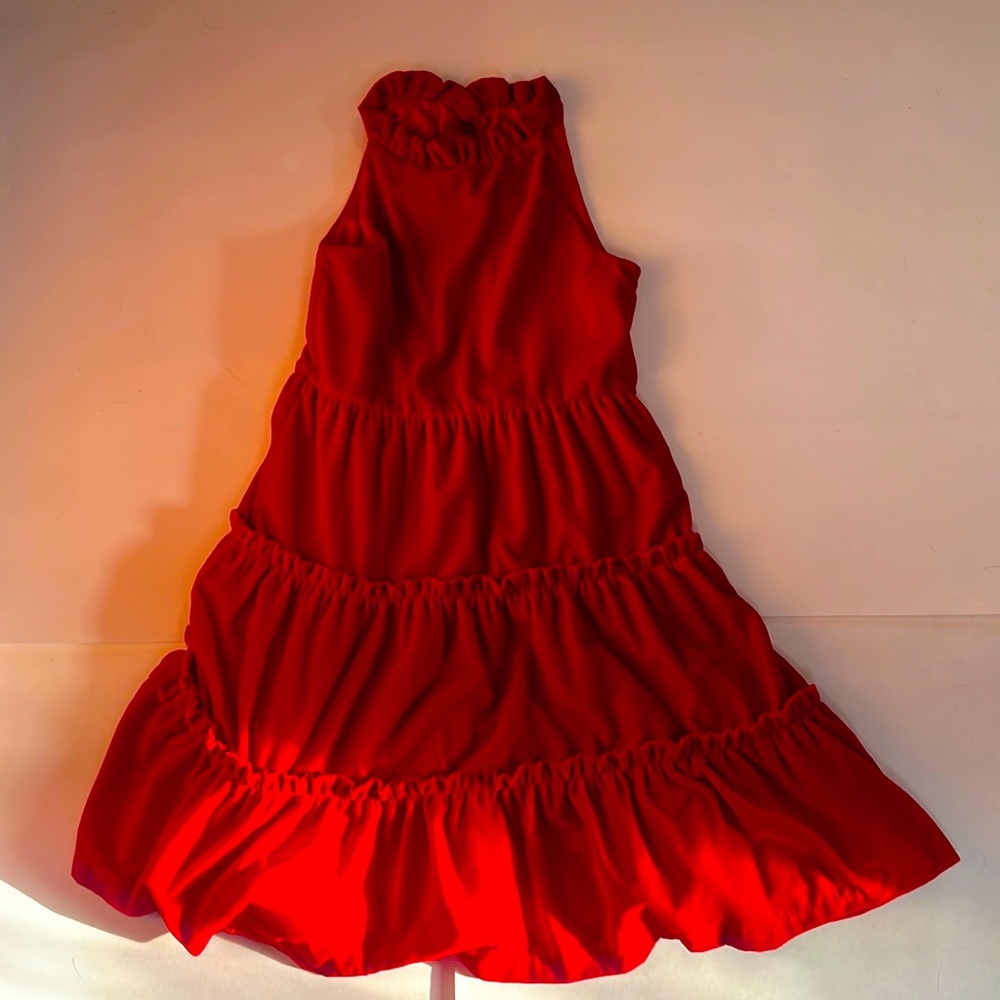 Janie and Jack- holiday red velvet dress